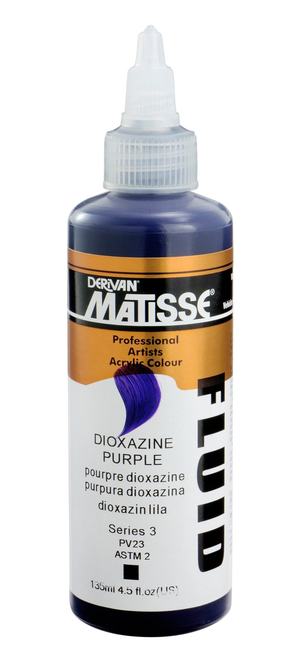 MATISSE FLUID ACRYLIC 135 ML SR 3 DIOXAZINE PURPLE 1MFU35DP