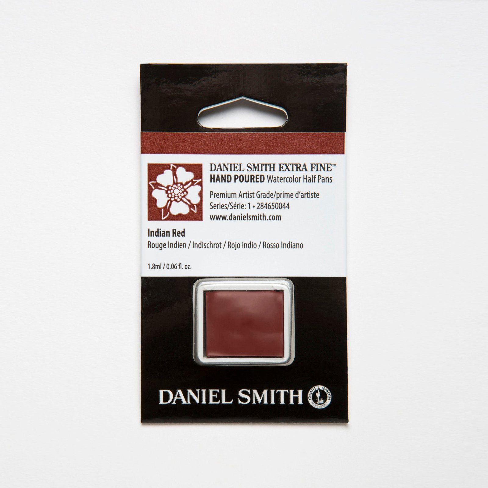 DANIEL SMITH EXTRA FINE WATERCOLOUR HALF PANS SR 1 1.8 ML INDIAN RED (284650044)