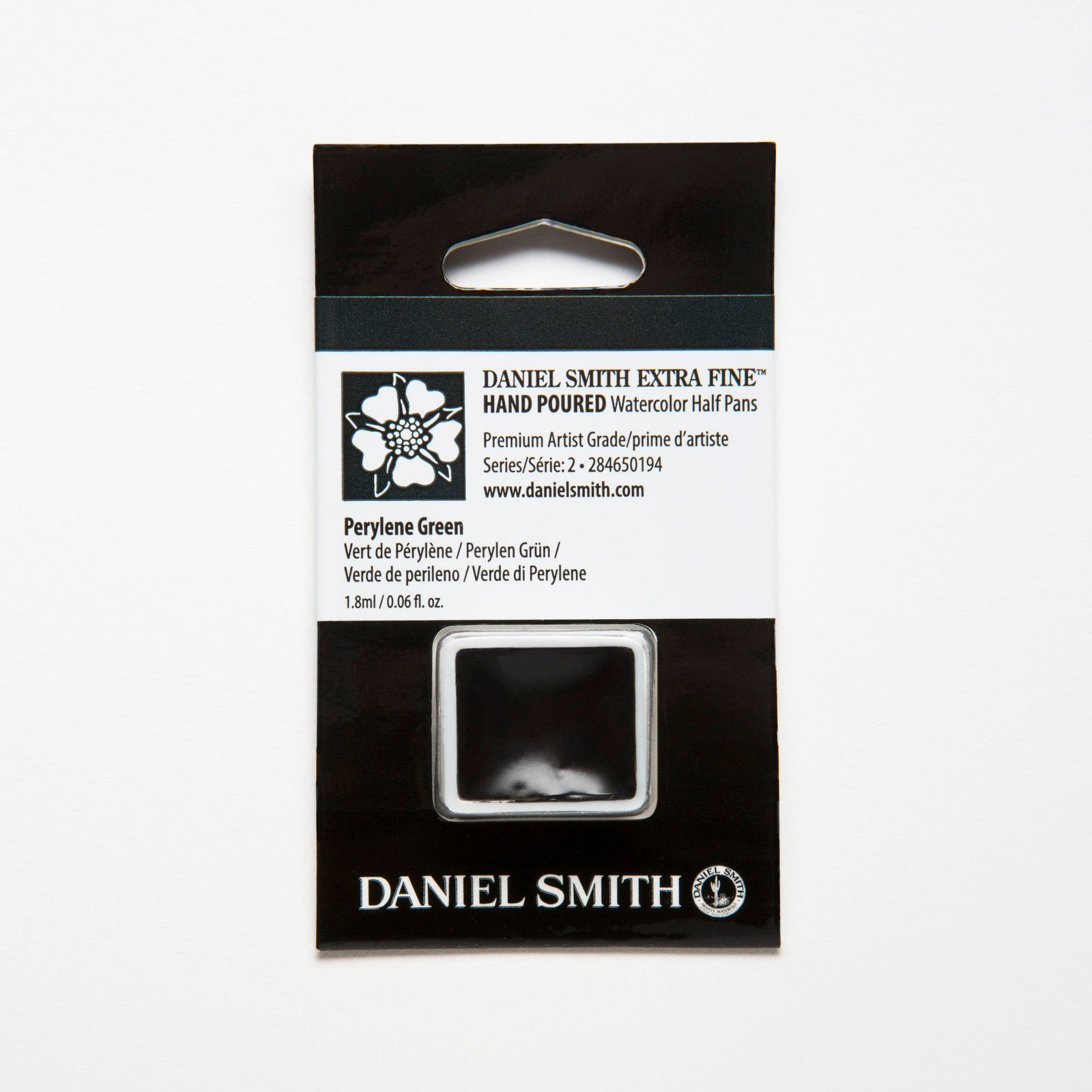 DANIEL SMITH EXTRA FINE WATERCOLOUR HALF PANS SR 2 1.8 ML PERYLENE GREEN (284650194)