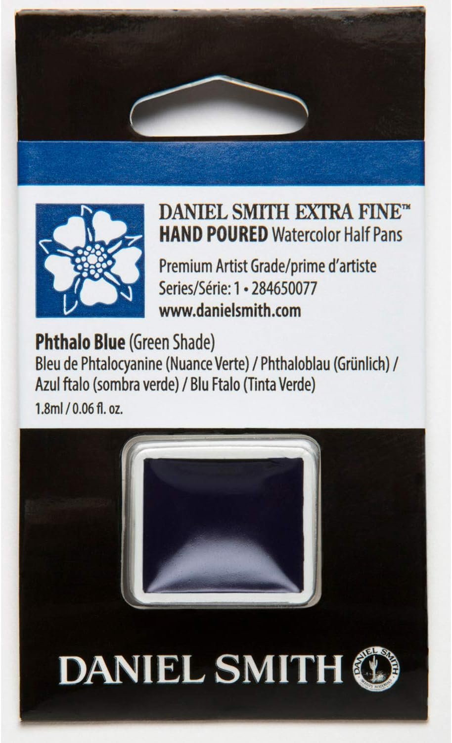 DANIEL SMITH EXTRA FINE WATERCOLOUR HALF PANS SR 1 1.8 ML PHTHALO BLUE (284650077)