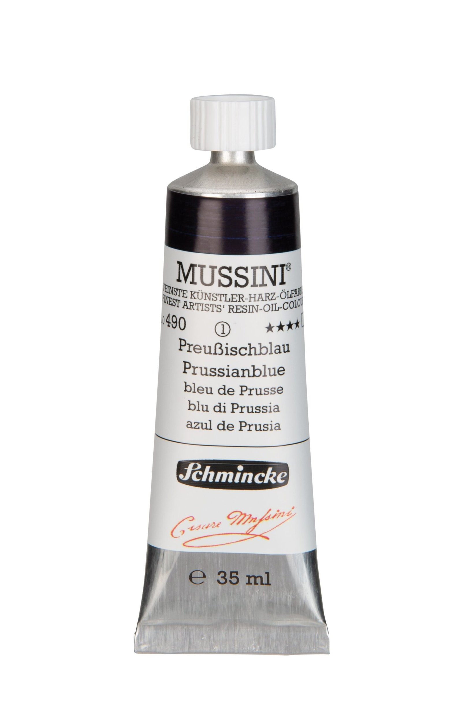 Schmincke Mussini Oil Colour 35 ML SR 1 Prussian Blue (490)