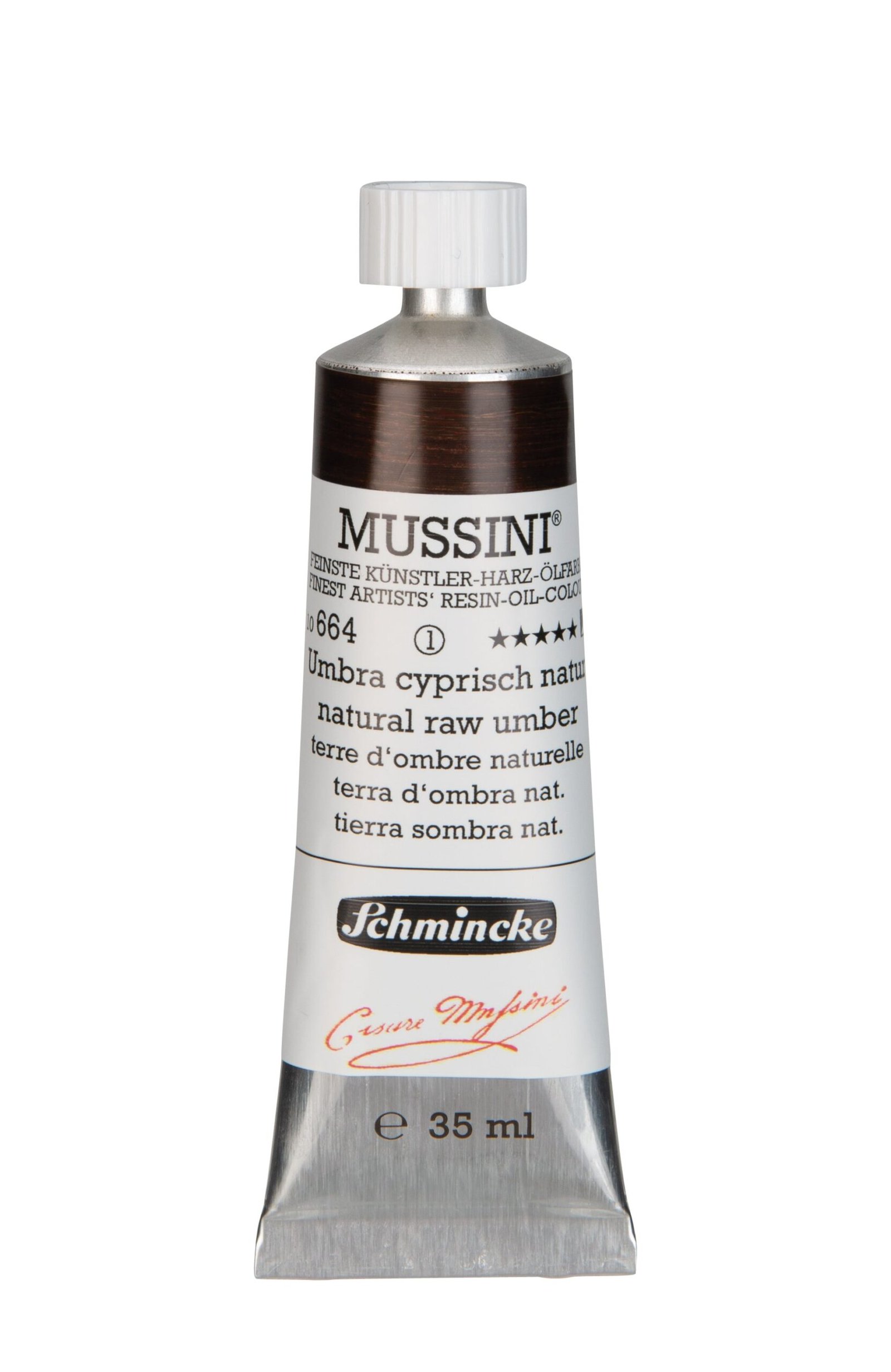 Schmincke Mussini Oil Colour 35 ML SR 1 Natural Raw Umber (664)