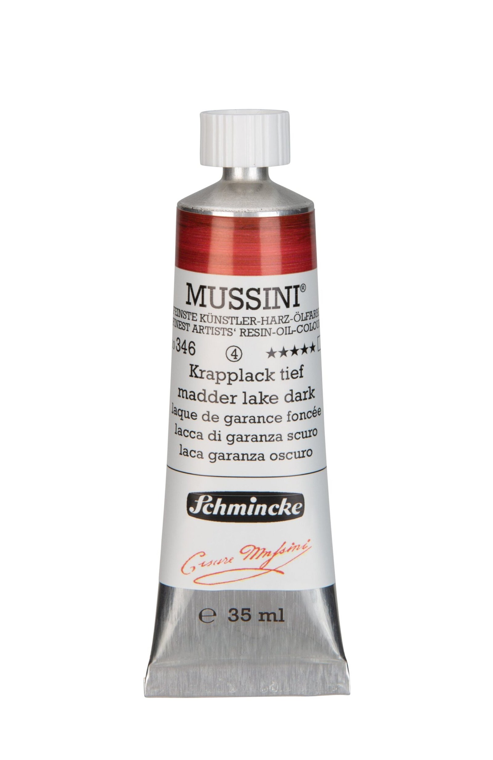 Schmincke Mussini Oil Colour 35 ML SR 4 Madder Lake Dark (346)