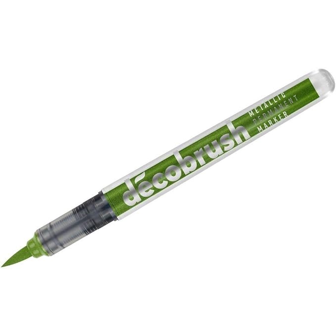 KARIN DECO BRUSH METALLIC MARKER LIGHT GREEN (8536)