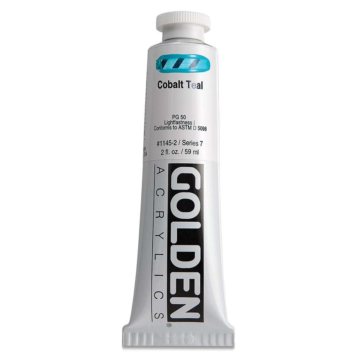 GOLDEN HEAVY BODY ACRYLIC 59 ML SR 7 COBALT TEAL 1145-2 (001145-2)