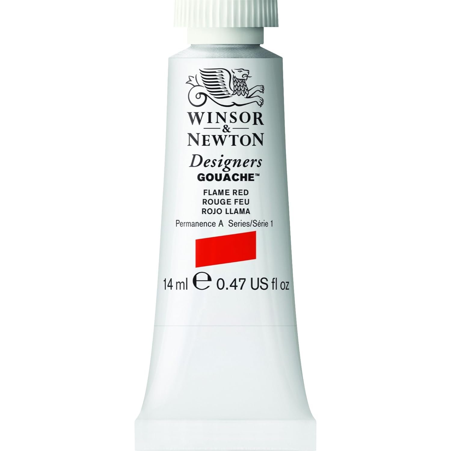 WINSOR & NEWTON DESIGNERS GOUACHE COLOUR 14 ML SR 1 FLAME RED (605249)