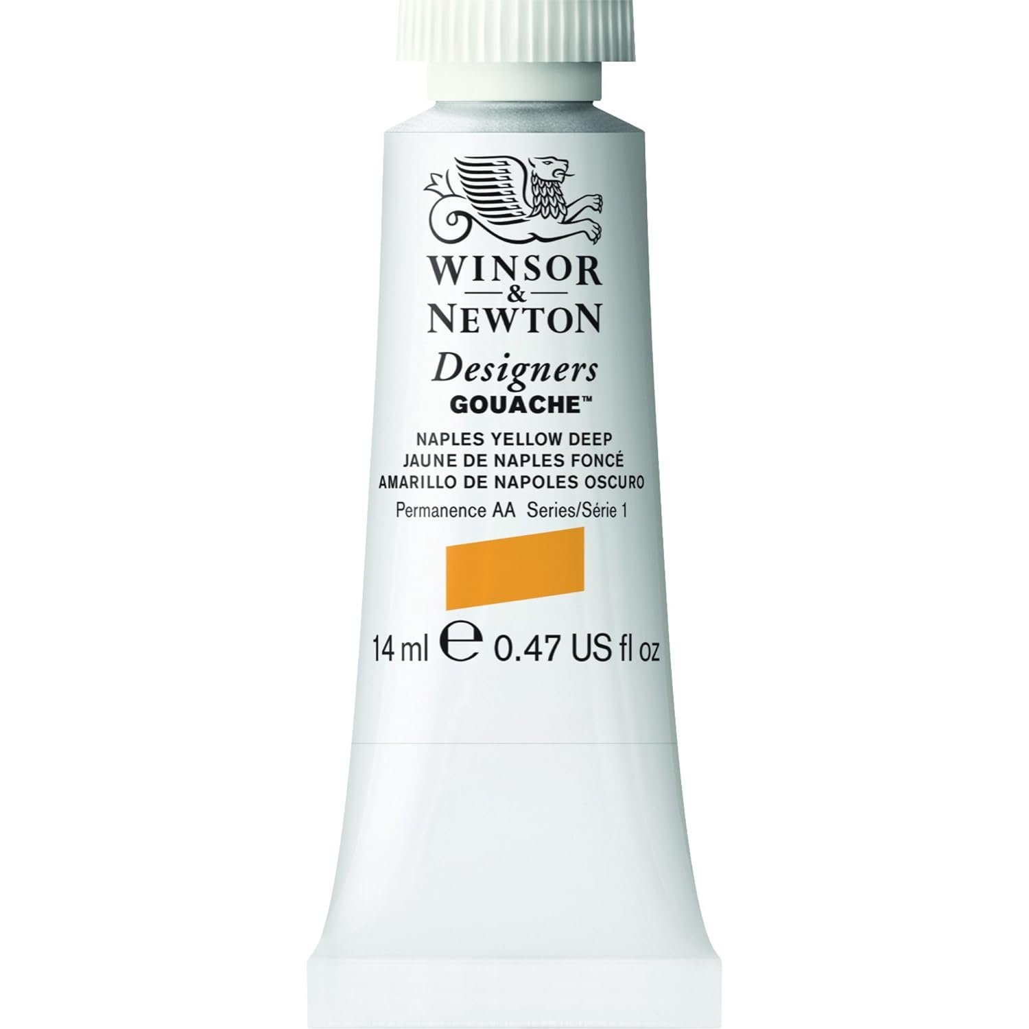 WINSOR & NEWTON DESIGNERS GOUACHE COLOUR 14 ML SR 1 NAPLES YELLOW DEEP (605425)