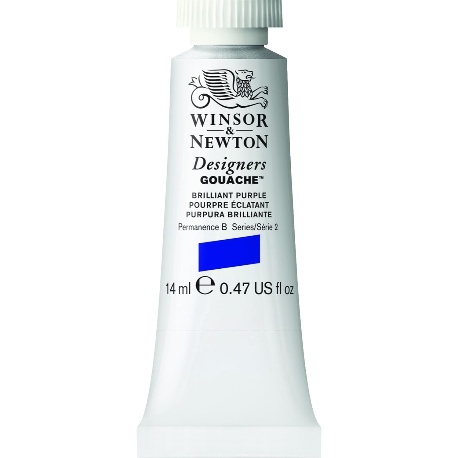 WINSOR & NEWTON DESIGNERS GOUACHE COLOUR 14 ML SR 2 BRILLIANT PURPLE (605455)