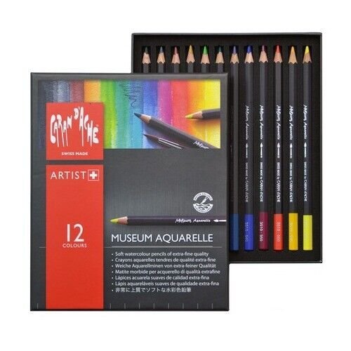 CARAN DACHE MUSEUM AQUARELLE PENCIL SET OF 12 (3510312)
