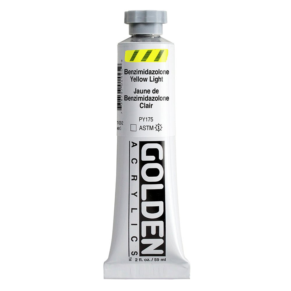 GOLDEN HEAVY BODY ACRYLIC COLOUR 59 ML SR 3 BENZIMIDAZOLONE YELLOW LIGHT (0001009-2)