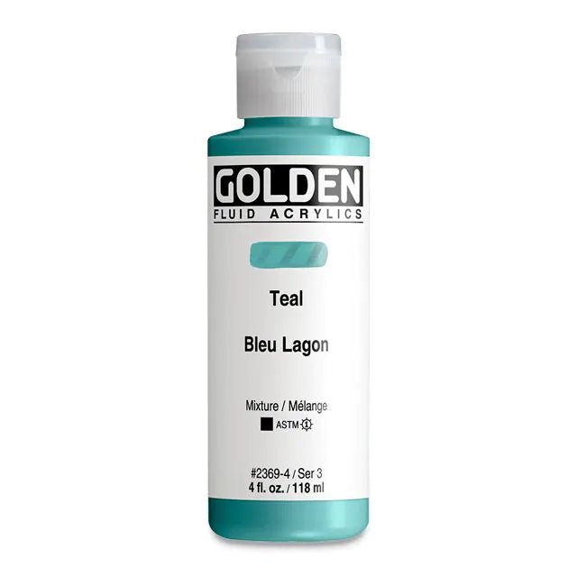 GOLDEN FLUID ACRYLIC COLOUR 118 ML SR 3 TEAL (0002369-4)