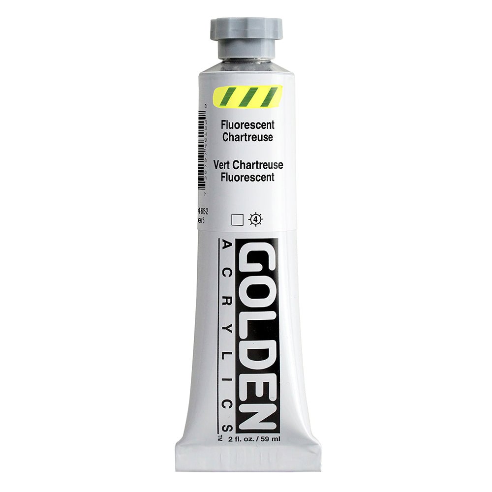 GOLDEN HEAVY BODY ACRYLIC COLOUR 59 ML SR 5 FLUORESCENT CHARTREUSE (0004615-2)