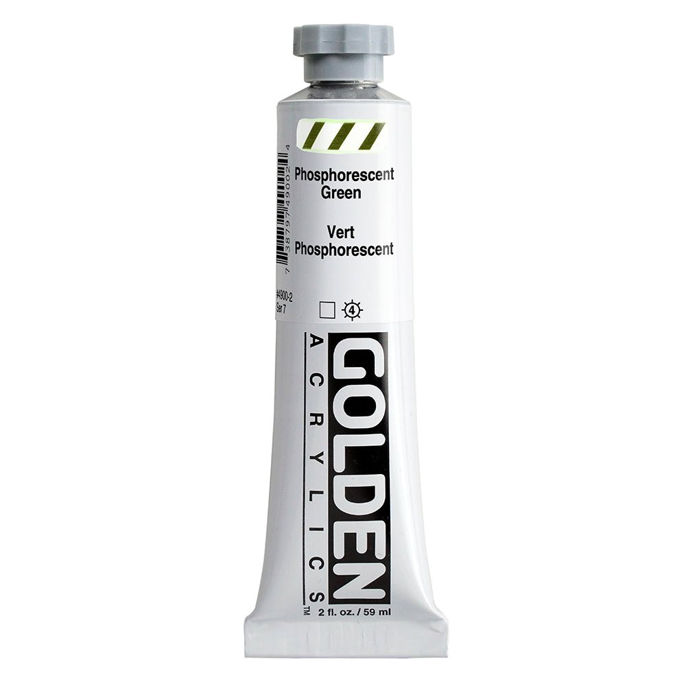 GOLDEN HEAVY BODY ACRYLIC COLOUR 59 ML SR 7 PHOSPHORESCENT GREEN (0004900-2)