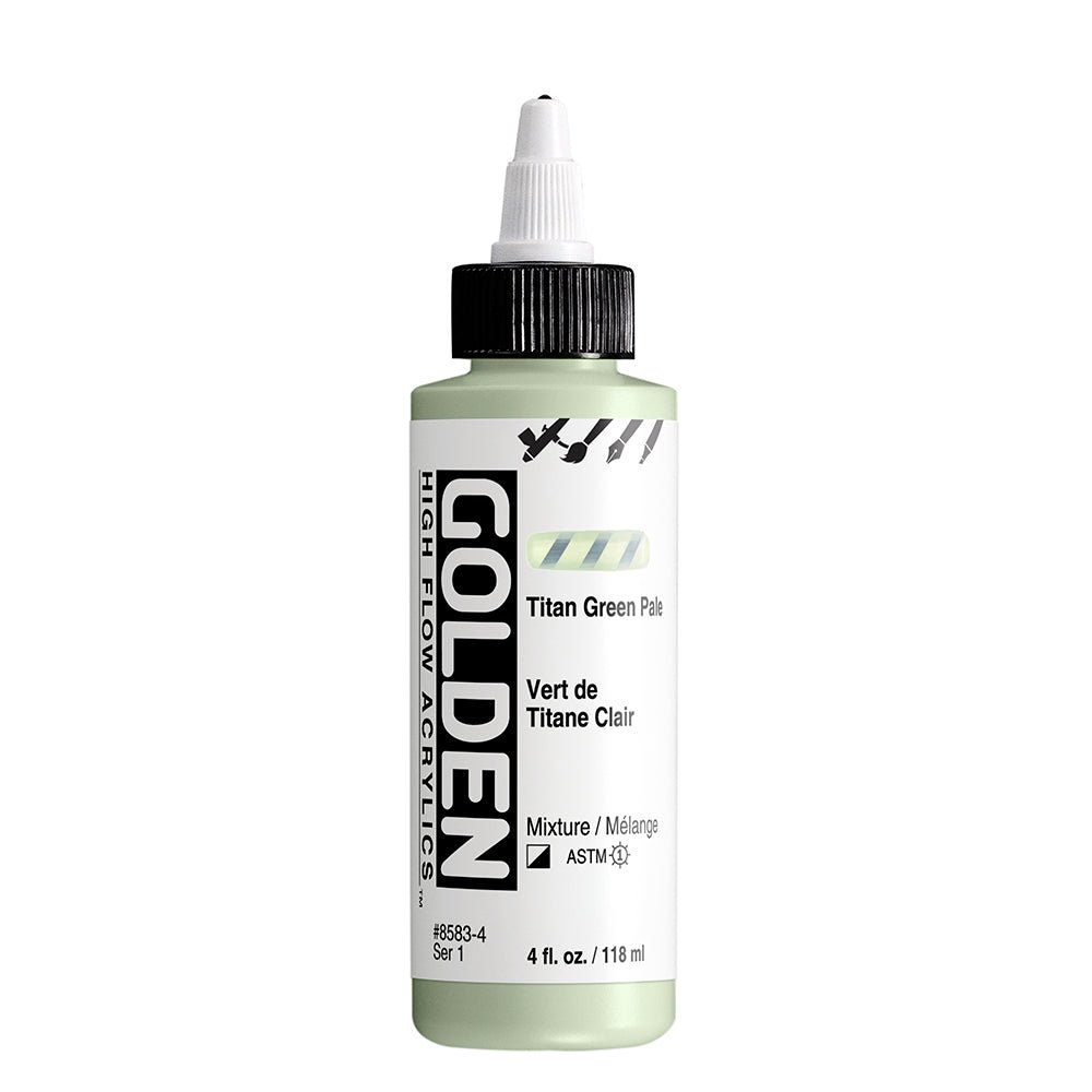 GOLDEN HIGH FLOW ACRYLIC COLOUR 118 ML SR 1 TITAN GREEN PALE (0008583-4)