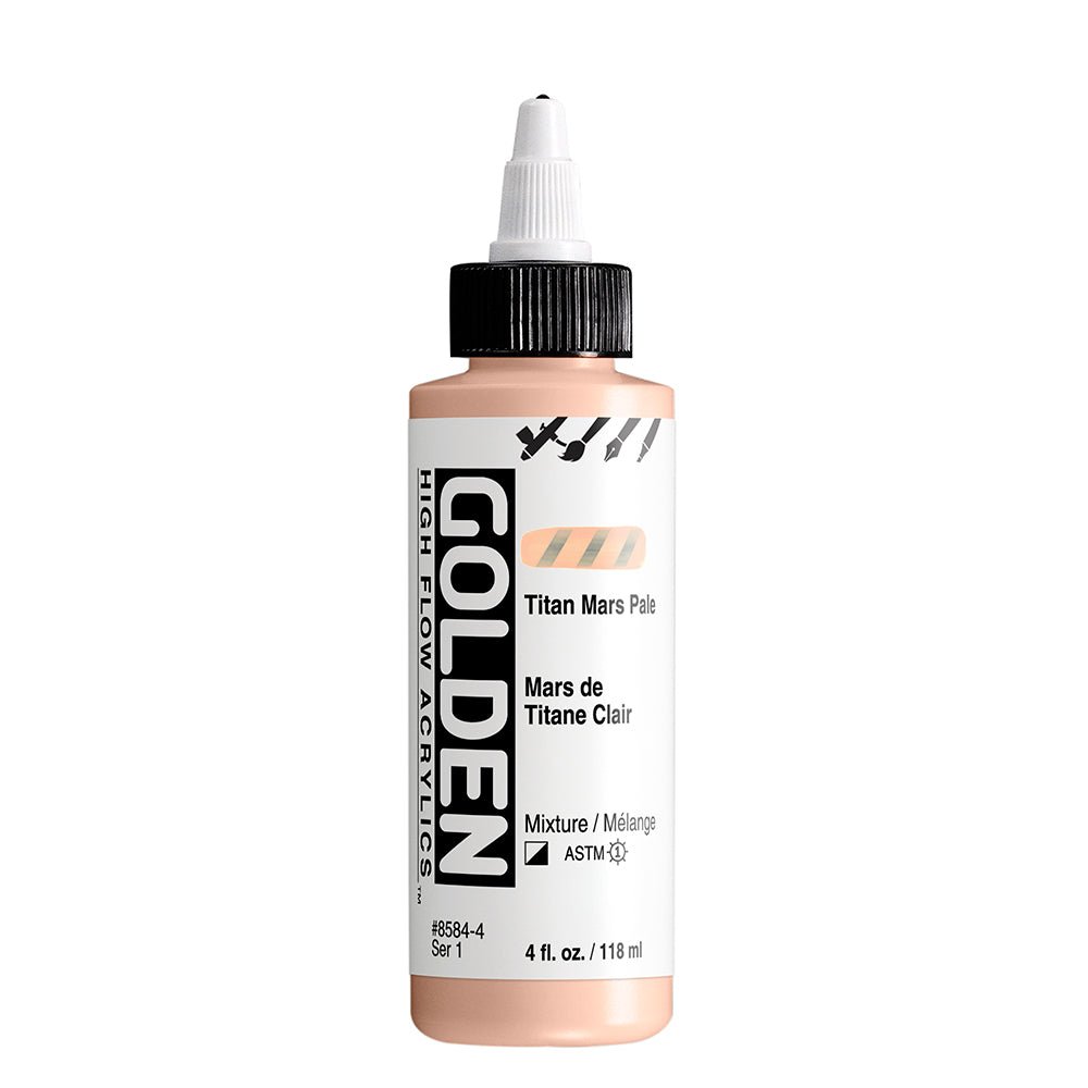 GOLDEN HIGH FLOW ACRYLIC COLOUR 118 ML SR 1 TITAN MARS PALE (0008584-4)