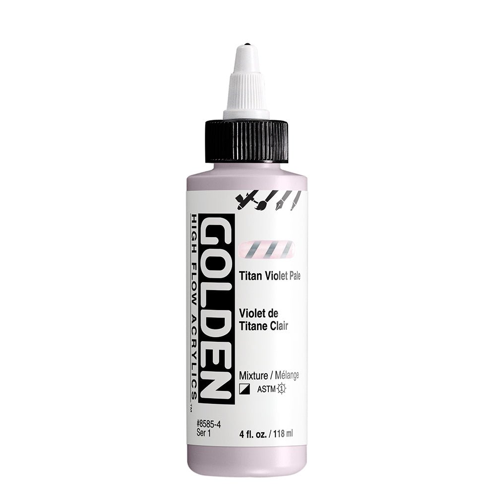GOLDEN HIGH FLOW ACRYLIC COLOUR 118 ML SR 1 TITAN VIOLET PALE (0008585-4)