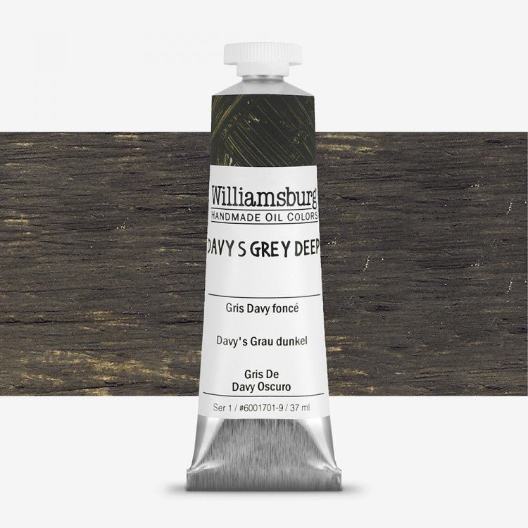 Williamsburg Oil Colour 37 ML SR 1 Davy Q2S Grey Deep (6001701-9)