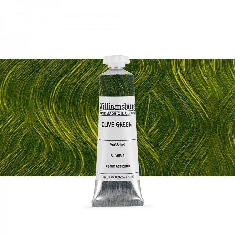 Williamsburg Oil Colour 37 ML SR 6 Olive Green (6000322-9)