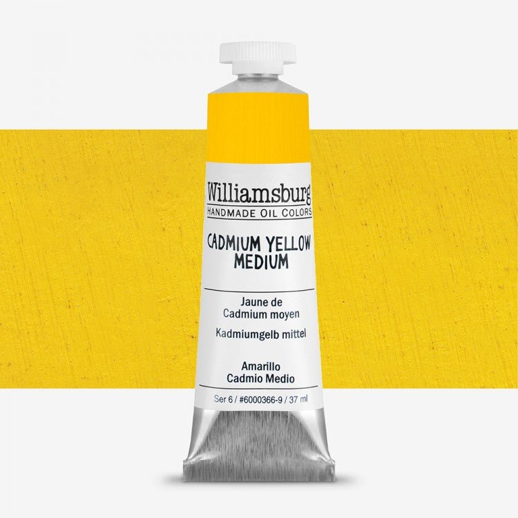 Williamsburg Oil Colour 37 ML SR 6 Cadmium Yellow Medium (6000366-9)