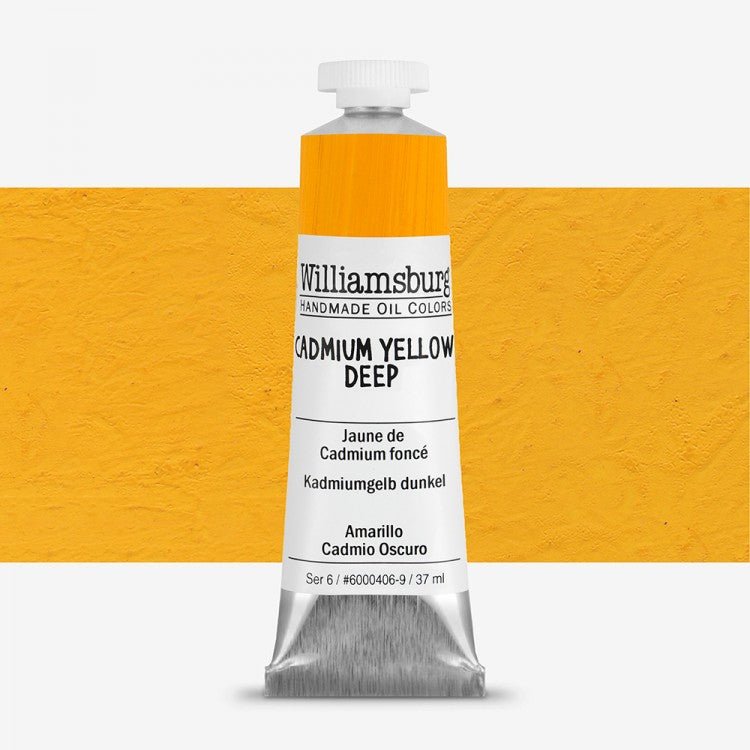 Williamsburg Oil Colour 37 ML SR 6 Cadmium Yellow Deep (6000406-9)