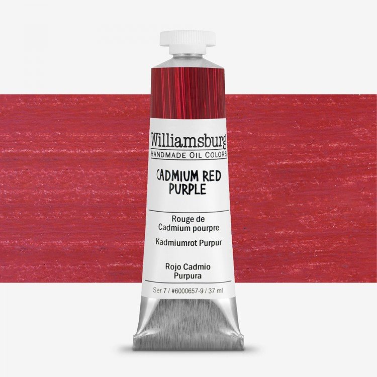Williamsburg Oil Colour 37 ML SR 7 Cadmium Red Purple (6000657-9)