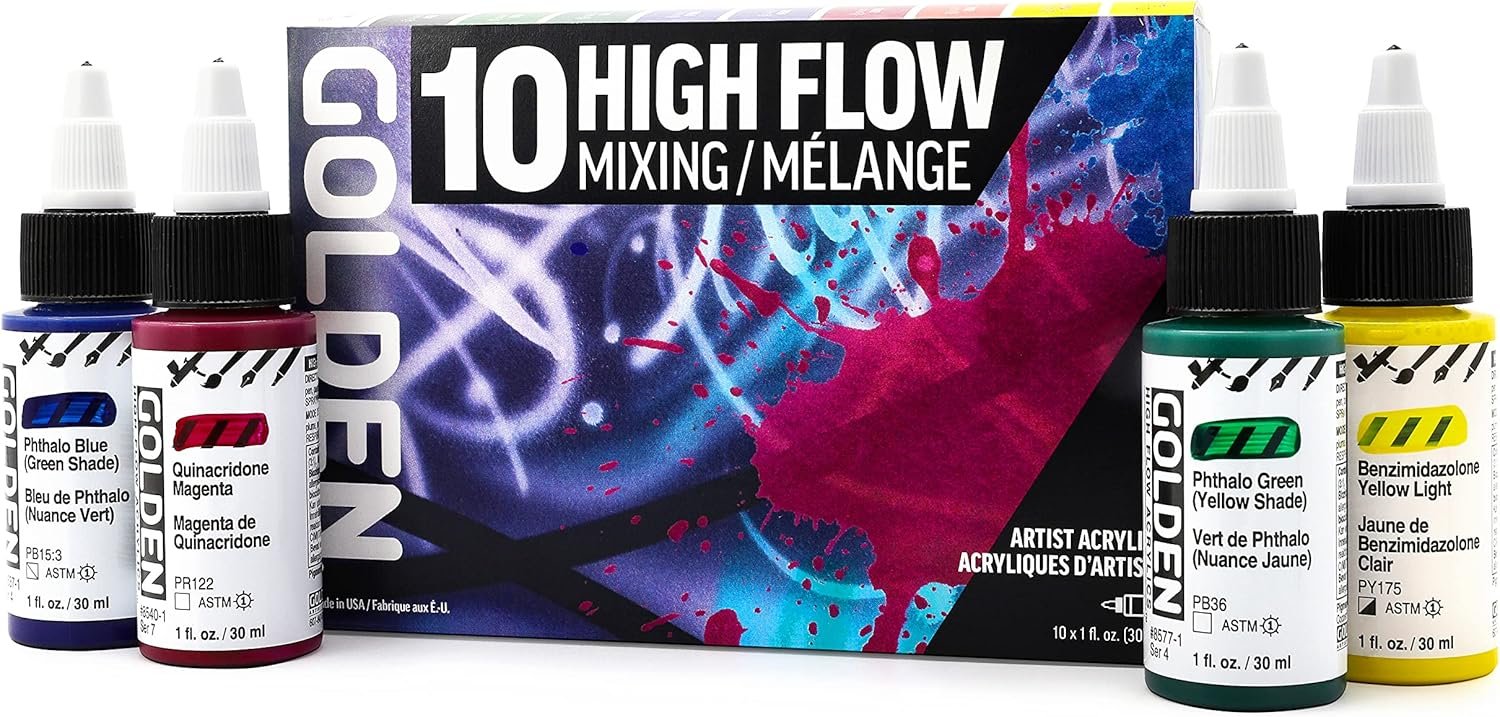 GOLDEN HIGH FLOW MIXING SET OF 10 X 30 ML (0000929-0)