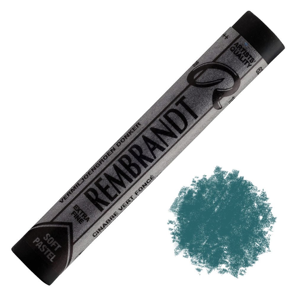 REMBRANDT SOFT PASTEL CINNABAR GREEN DEEP 627.1