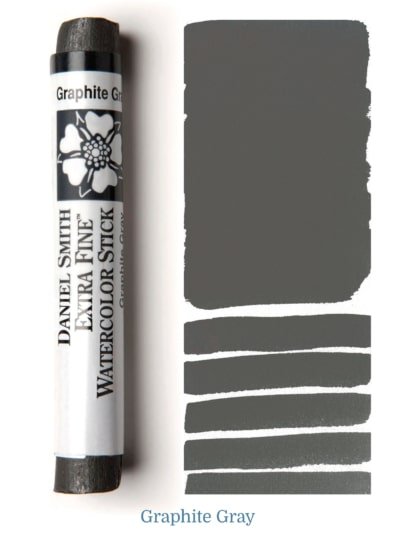 DANIEL SMITH EXTRA FINE WATER COLOUR STICK 12 ML GRAPHITE GRAY (PBK 10)