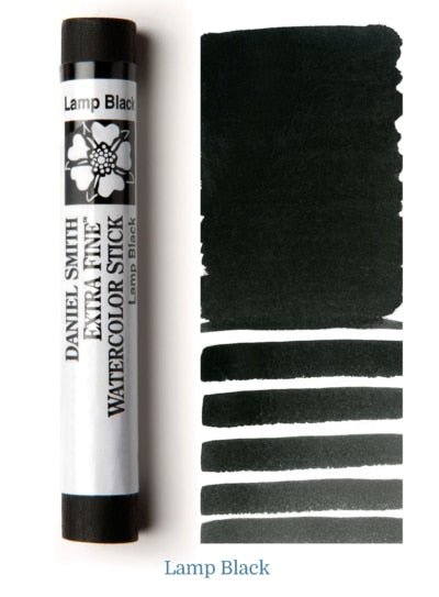 DANIEL SMITH EXTRA FINE WATER COLOUR STICK 12 ML LAMP BLACK (PBK 6)