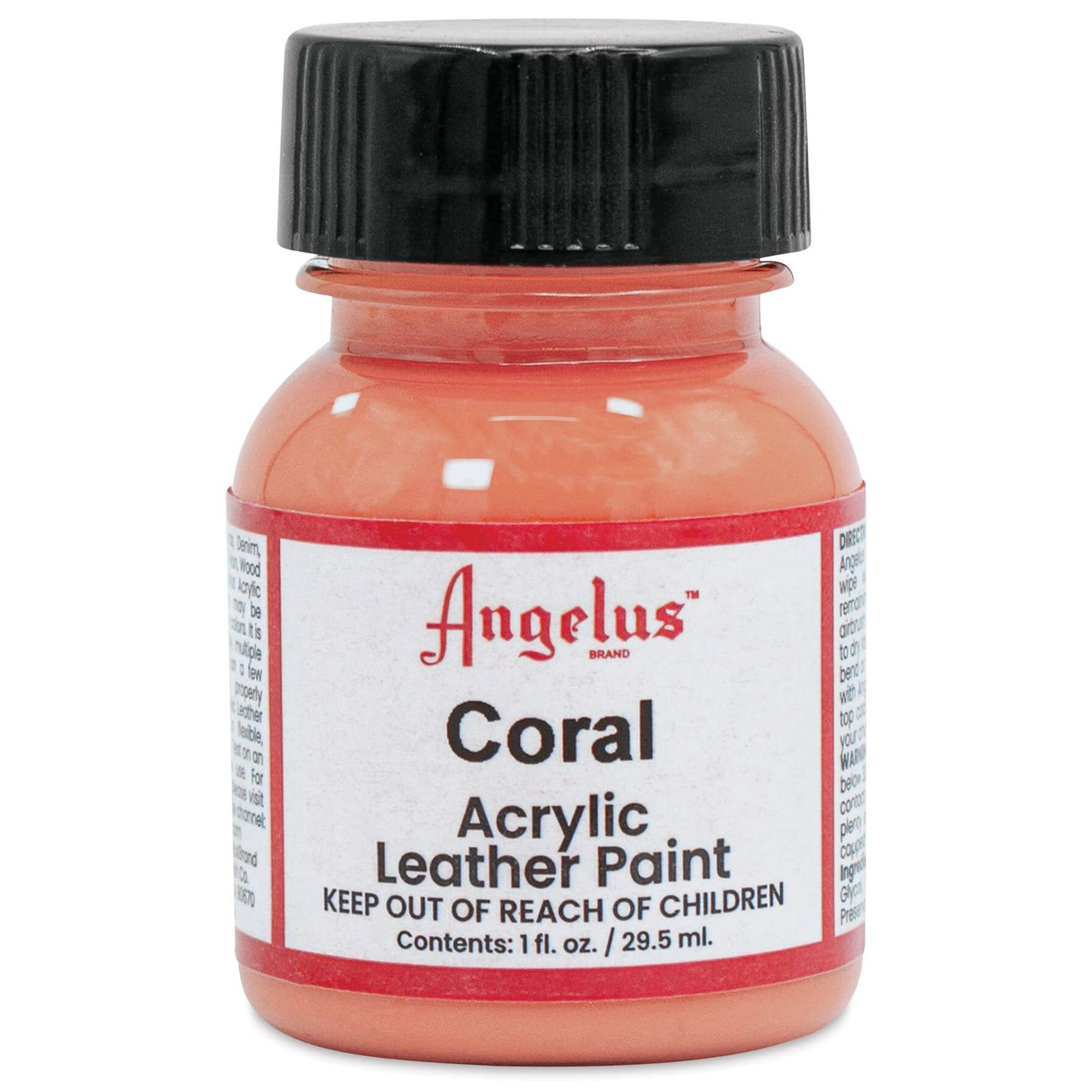 ANGELUS ACRYLIC LEATHER PAINT 29.5ML CORAL (72001277)