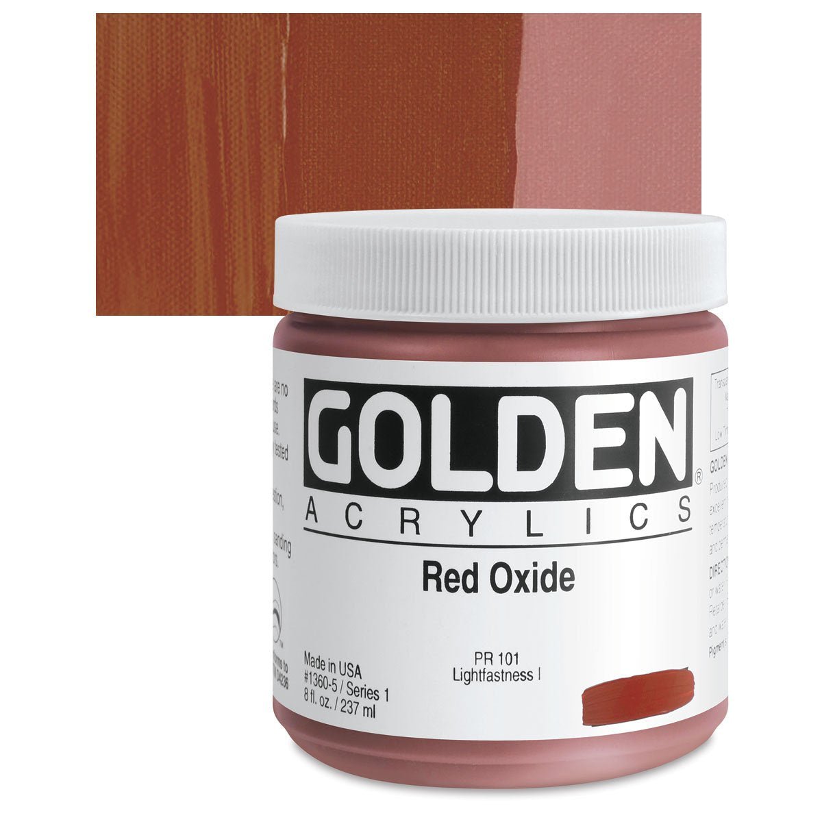 GOLDEN HB ACRYLIC 236 ML SR 1 RED OXIDE (0001360-5)