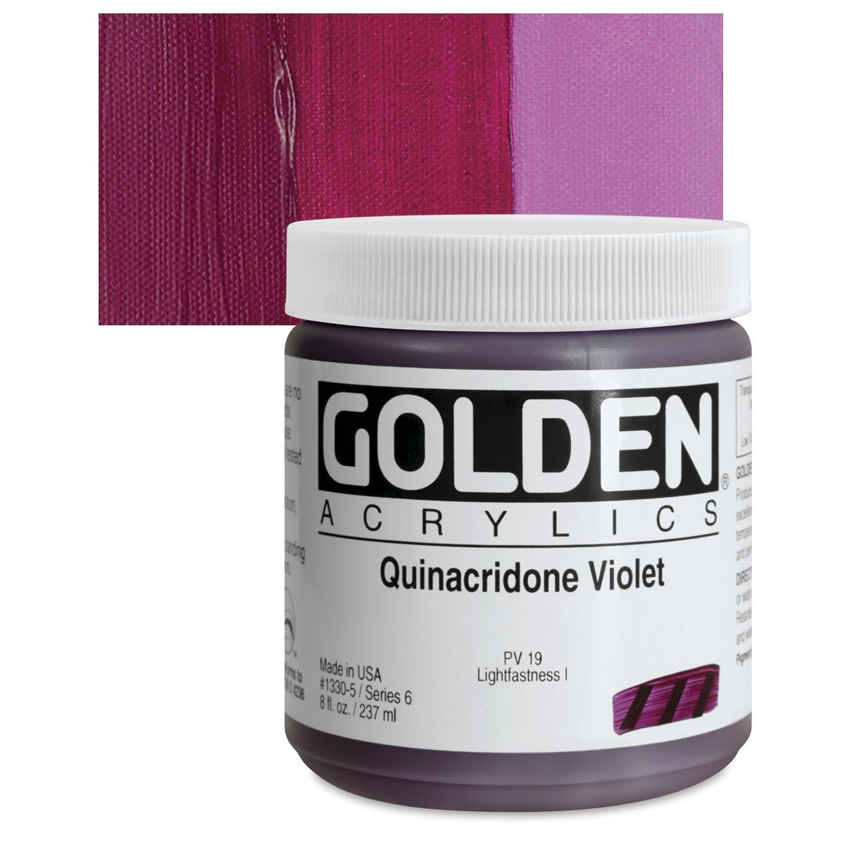 GOLDEN HB ACRYLIC 236 ML SR 6 QUINACIDONE VIOLET (0001330-5)