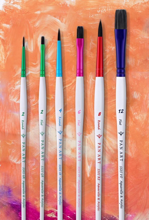 PAN ART A & A Master Round Brush - Series 5505