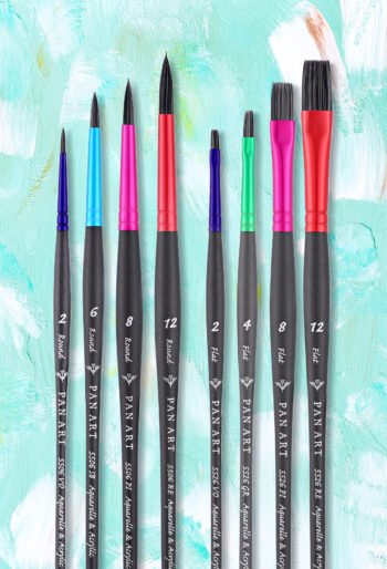 PAN ART A & A Scholar Flat Brush - Series 5526