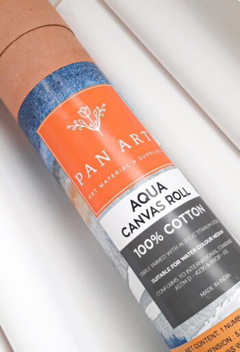 PAN ART 100% COTTON - AQUA Primed Canvas Roll - CT05/32