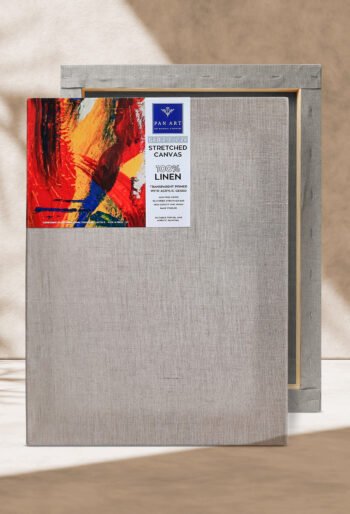 PAN ART GEO 2.0 / L24 100% LINEN- TRANS. PRIMED Stretched Canvas