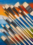 PAN ART Oil Techne Short Flat Brush - Series 2310
