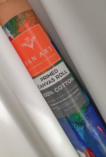 PAN ART 100% COTTON Primed Canvas Roll - CT10/48