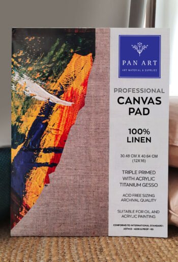 PAN ART PROFESSIONAL-100% LINEN Canvas Pad