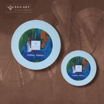 PAN ART ROUND STRETCHED CANVAS