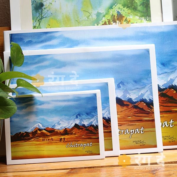 CHITRAPAT HANDMADE WATER COLOUR PAD 25 SHEETS ROUGH 440 GSM 10"x14"